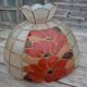 Lampe suspension en nacre et laiton