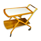 Scandinavian trolley in blond cherry 1960