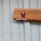 Antique wall coat rack