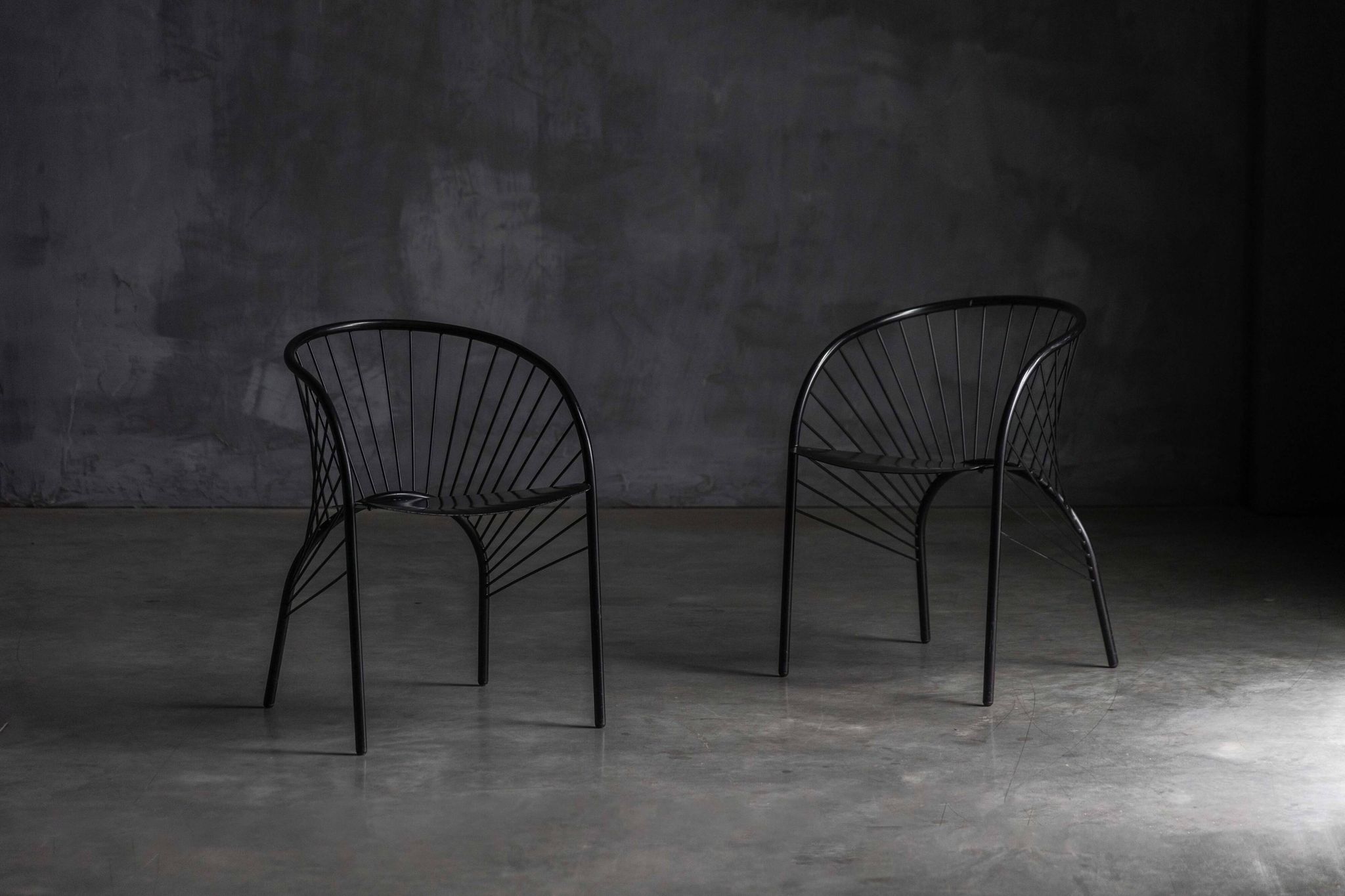 "Lizzie" chairs by Regis Portier for Paolo Pallucco, Italy, 1980s