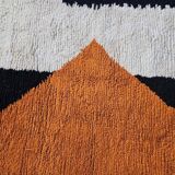 Traditional pure wool Berber rug size 140 x 260 cm