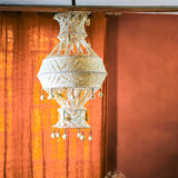 Chandelier macramé crochet 70s