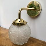 Wall lamp walling elbow globe vintage art deco