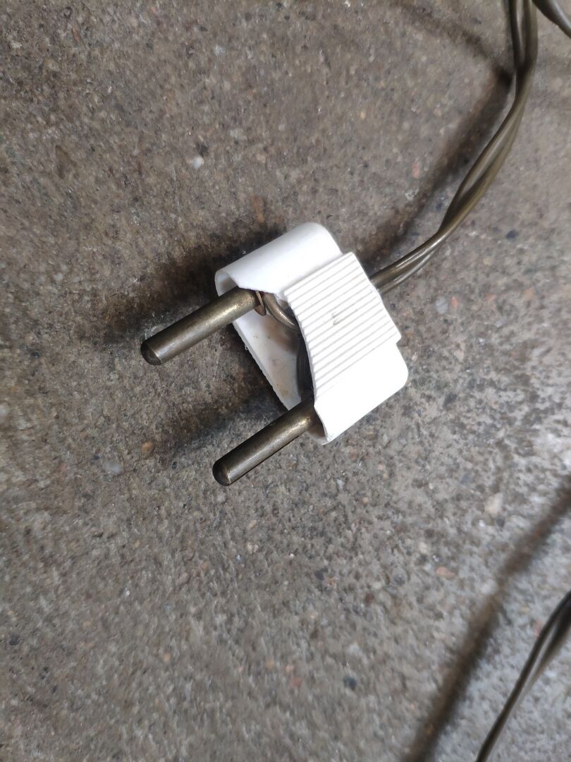 Glass and brass lamppost