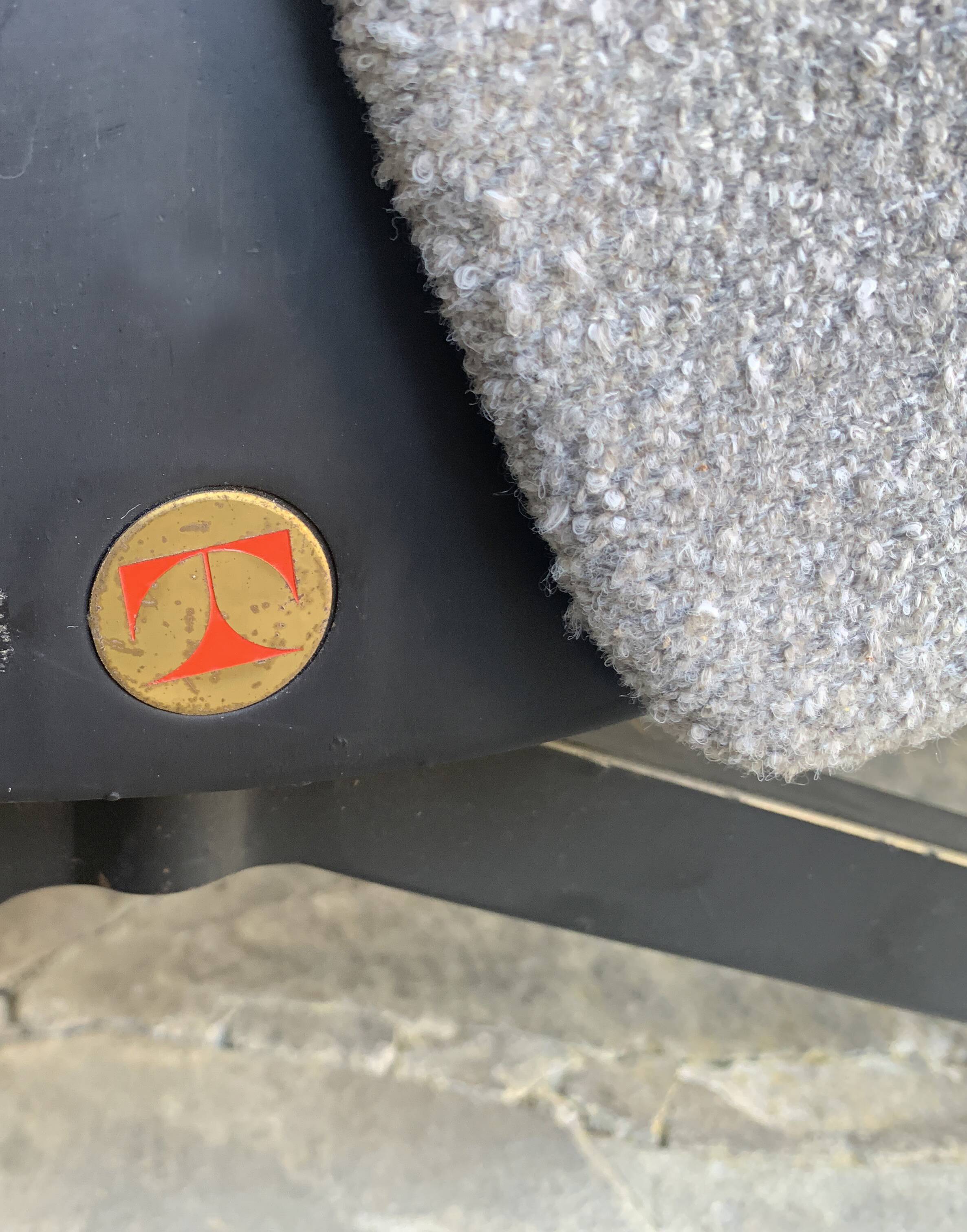 P40 armchair by Osvaldo Borsani for Tecno, Italy 1950s, reupholstered