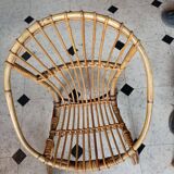 Fauteuil rotin enfant