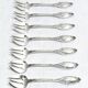 Eugène lefebvre - silver plated oyster forks