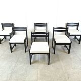 Set of 6 vintage chairs 70s