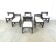 Lot de 6 chaises vintage années 70