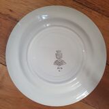 6 assiettes à dessert dorées - Digoin Sarreguemines