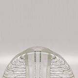 1970s Walther Glass Bullseye Vase by Heiner Düsterhaus. Made in Germany