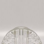 1970s Walther Glass Bullseye Vase by Heiner Düsterhaus. Made in Germany