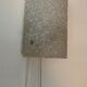 Vintage perspex wall lamp from the 60s-70s