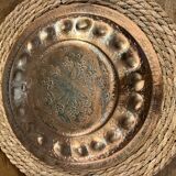 Hammered copper platter