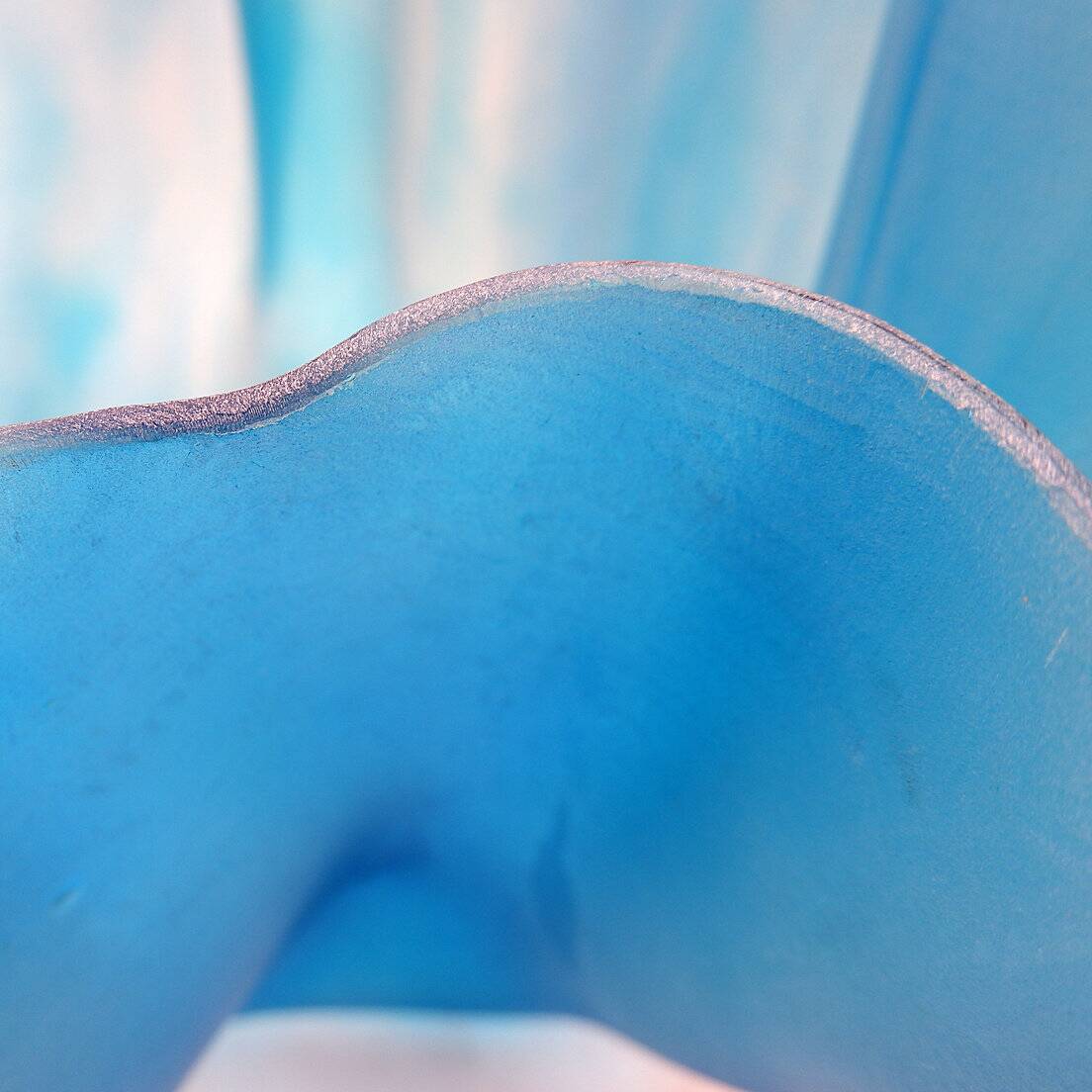 Vintage Large Glass "handkerchief" Planter