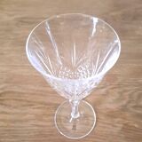 6 verres à vin en cristal