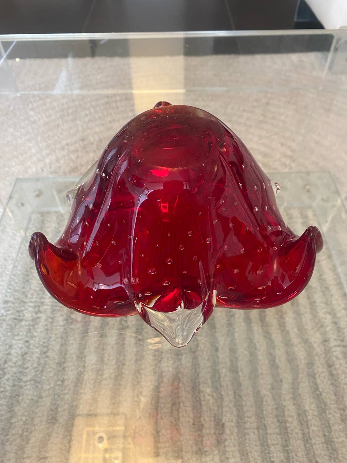 Vintage murano empty pocket by sommerso