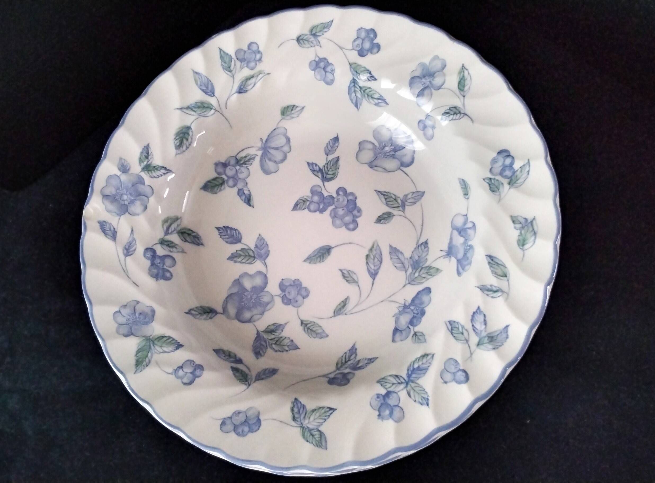 5 deep plates English porcelain Barratts