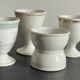 4 antique ceramic egg cups