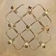 Large geometric chandelier in chrome metal, design by G. Sciolari, 1970.
