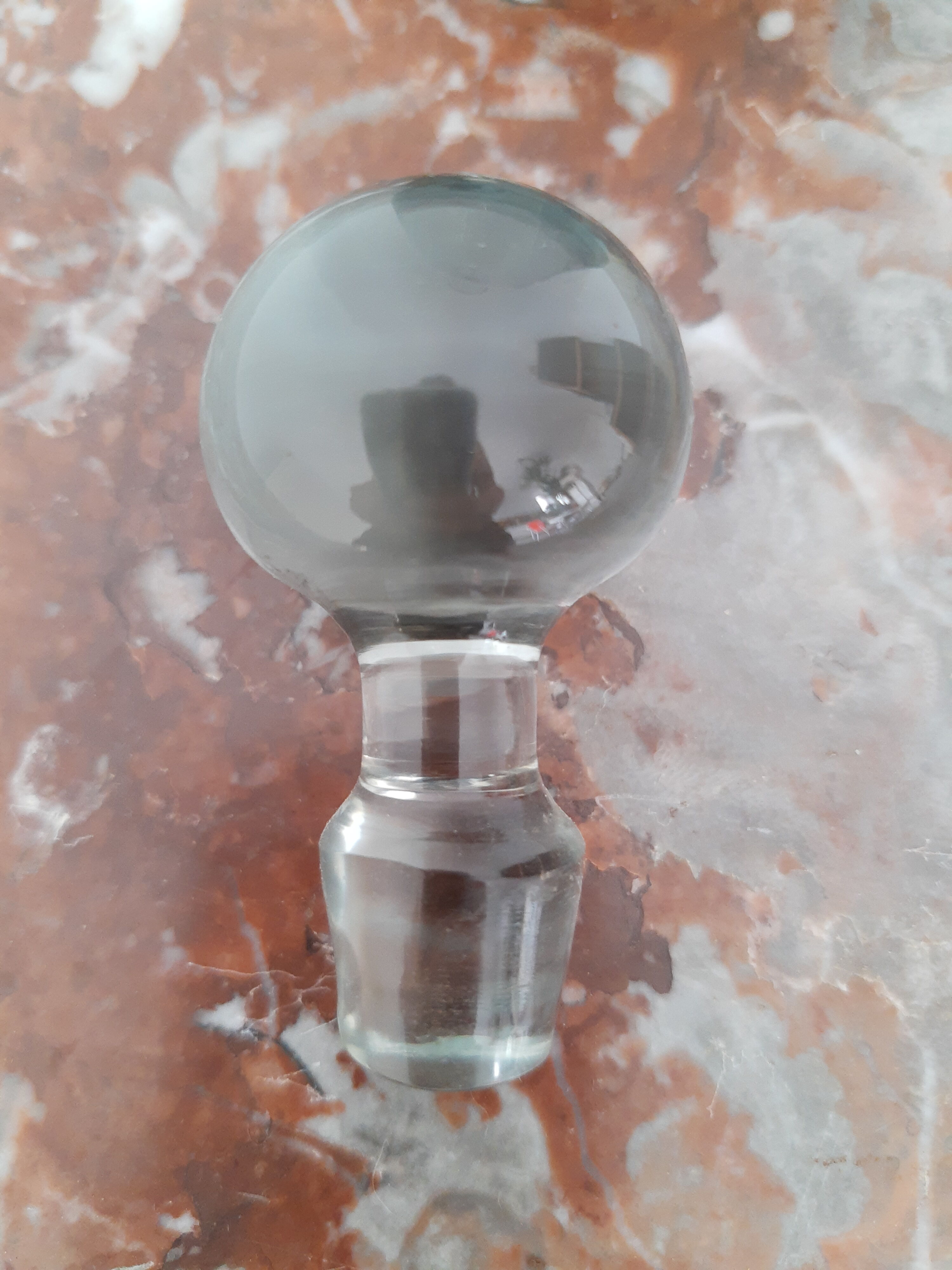 Carafe grey smoked glass