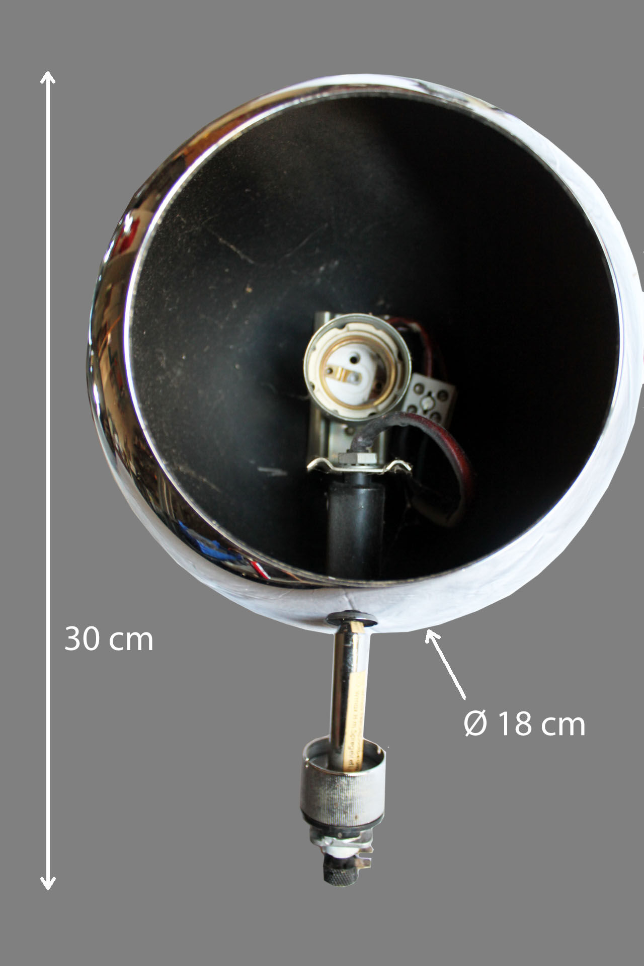 5 chrome spotlights lights Staff seventies ramp