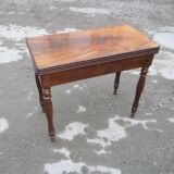 Mahogany games table