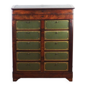 Desk - notary's cardboard box