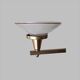 Chandelier Art Deco geometric shape, vintage c 1935