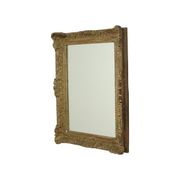 Mirror in antique gold frame classic baroque style pine gold leaf 57x46cm