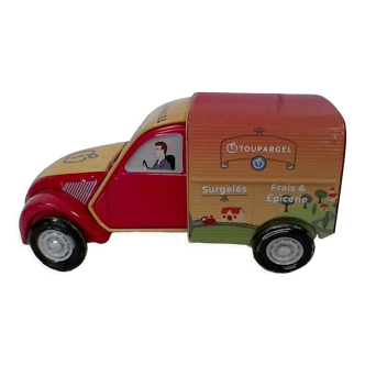 Sheet metal toy, 2 CV, van