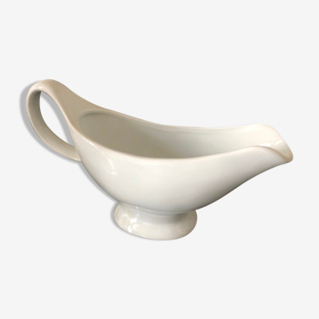 Saucière en porcelaine blanche