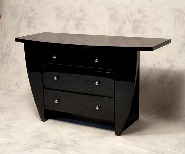 Commode David Lange - Bois Laqué - Ca 1970