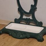 Umbrella door cast iron Art Nouveau early twentieth century