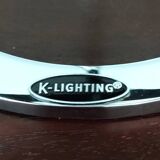 K-Lighting by Candibambu designer living room lamp - stainless steel and textile - post 2000