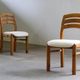 Vintage Danish pine dining chairs att. to Dyrlund, 1970s-1980s, set of 6