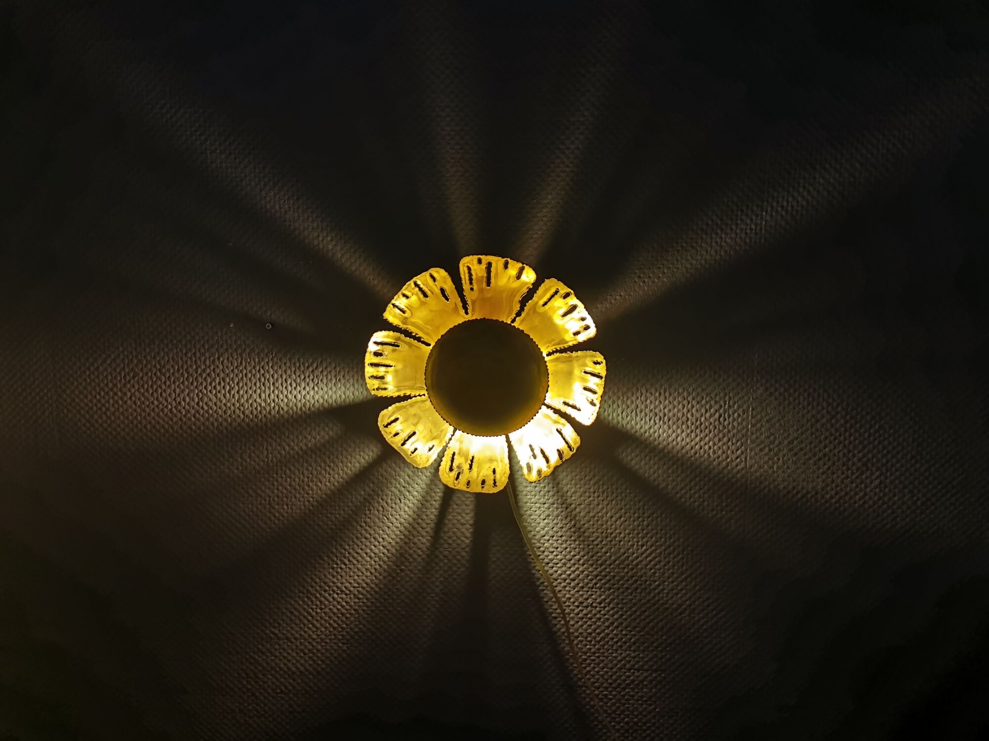 Brutalist wall light, designed by Danish Svend Aage Holm Sørensen.