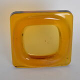 Empty amber glass pocket