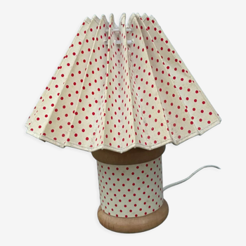 Vintage fabric lamp