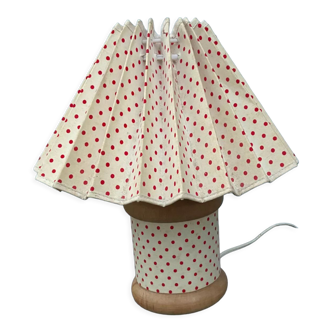 Vintage fabric lamp