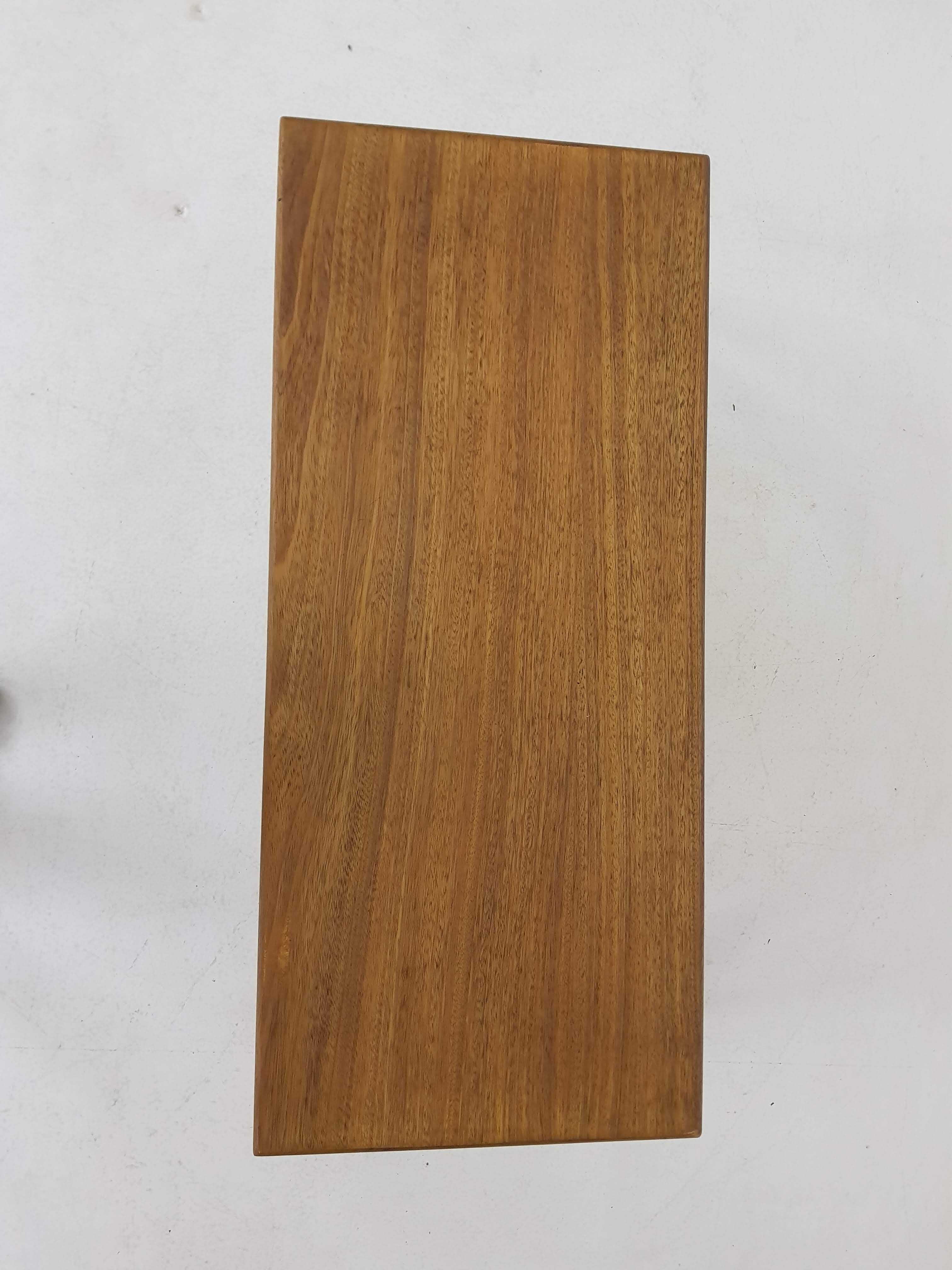 Scandinavian modern oak coffee table