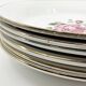 6 earthenware soup plates • L'Amandinoise • Circa 1950