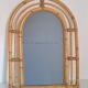Vintage bamboo mirror