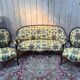 Salon Louis-Philippe – Sofa and pair of armchairs – Rosewood – Fabric f