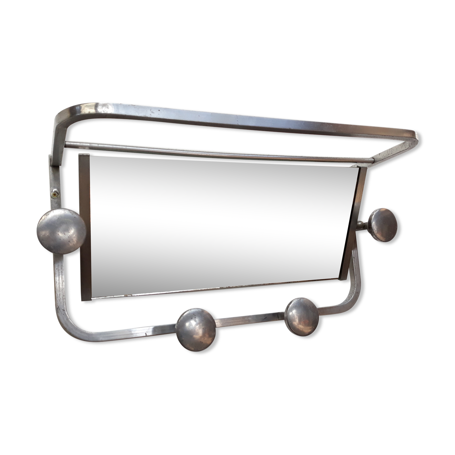 Door with Swivel mirror vintage coats