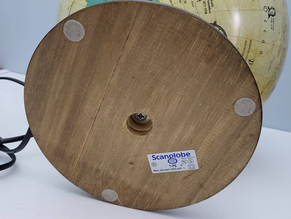 Scanglobe terrestrial globe