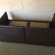 2-seater leather leolux sofa