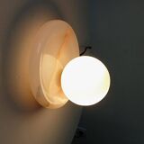 Pair of modern wall sconces Onyx and Opaline