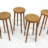 4 tabourets de bar, années 1970