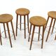 4 tabourets de bar, années 1970